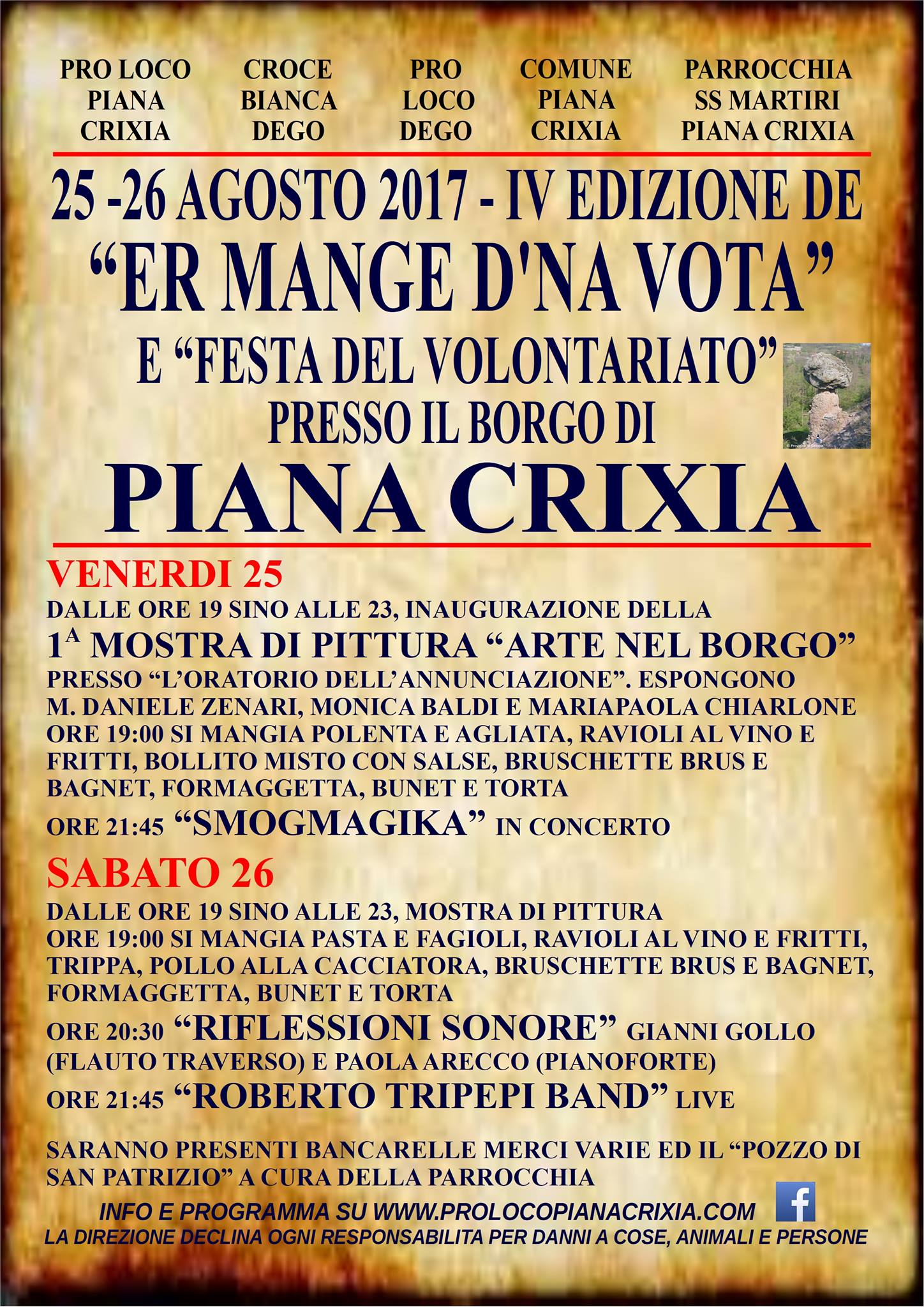 Manifesto Borgo Piana